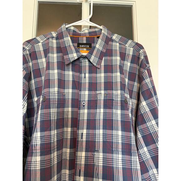 Orvis Men's Active Fit Long sleeve plaid Button Down Shirt XL - Picture 1 of 6